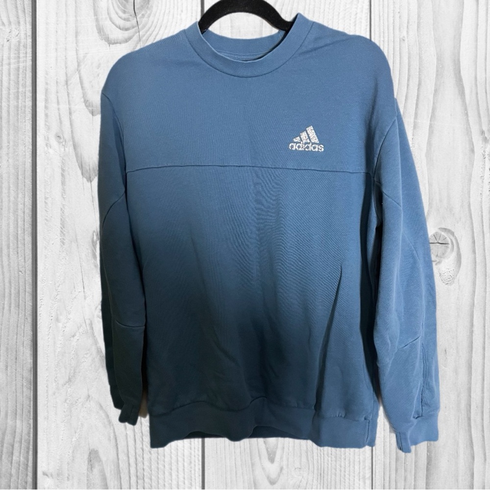 Adidas Men's Crewneck in Blue size Small
